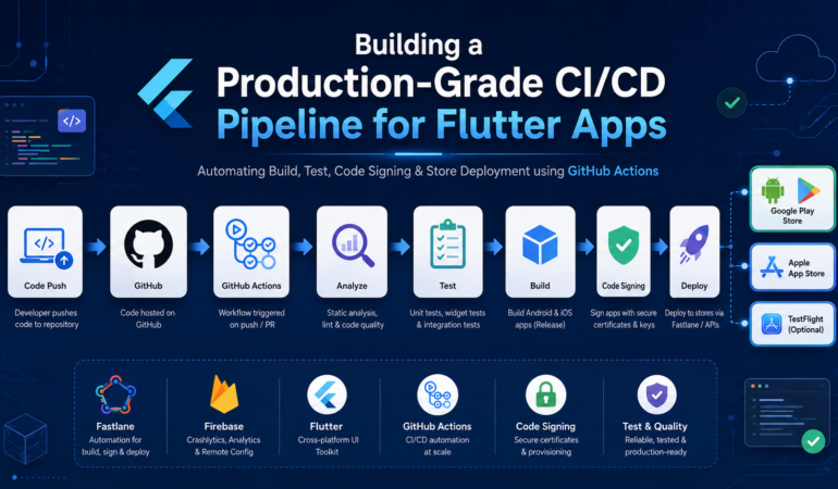 Building a Production-Grade CI/CD Pipeline for Flutter Apps